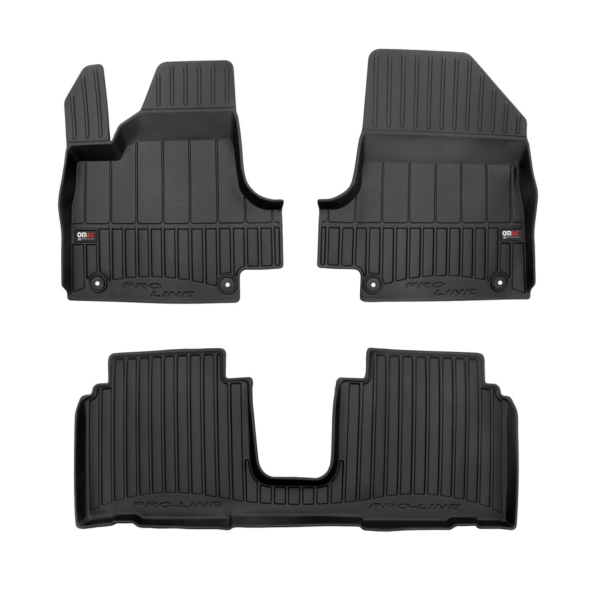 Hyundai Ioniq 5 Floor Mat - Omac - Proline Premium TPE 3 Pcs - Black - 2022 Hyundai Ioniq 5 Floor Mat - Omac - Proline Premium TPE 3 Pcs - Black - 2022